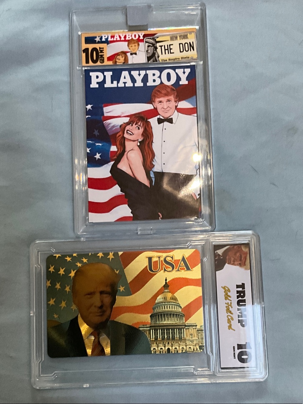 PLAYBOY Patriotic Card Set in Red, White & Blue
